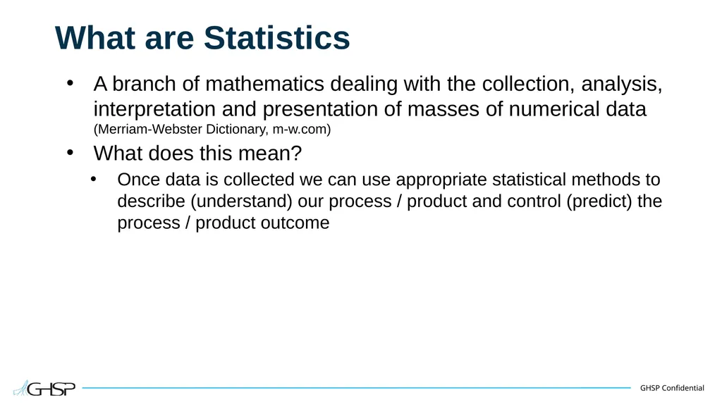 Statistical Process Control (SPC) Training Guide - slide 6 of 61