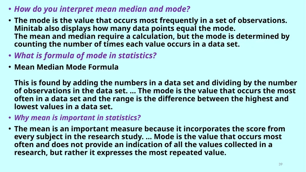 بسم الله الرحمن الرحيم Statistical Tools of - slide 39 of 59