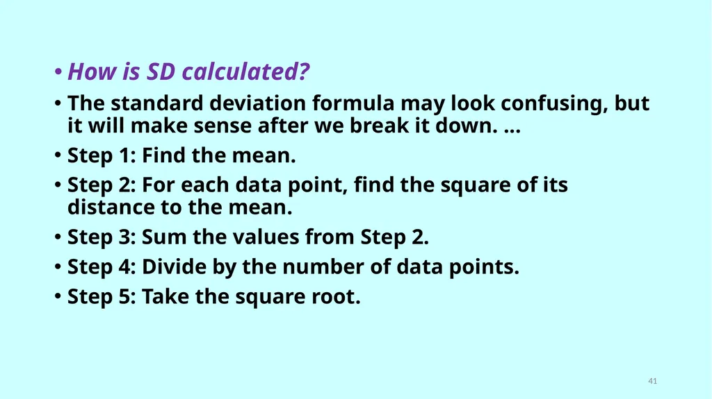 بسم الله الرحمن الرحيم Statistical Tools of - slide 41 of 59