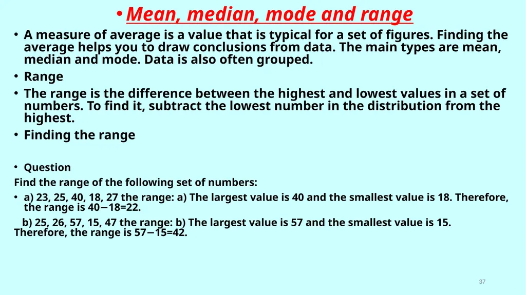 بسم الله الرحمن الرحيم Statistical Tools of - slide 37 of 59