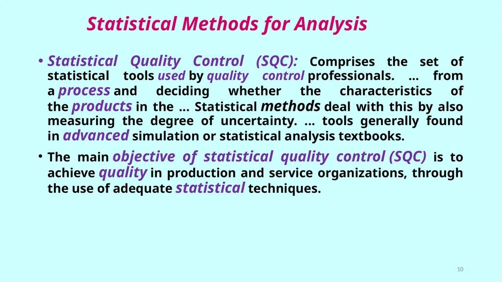 بسم الله الرحمن الرحيم Statistical Tools of - slide 10 of 59