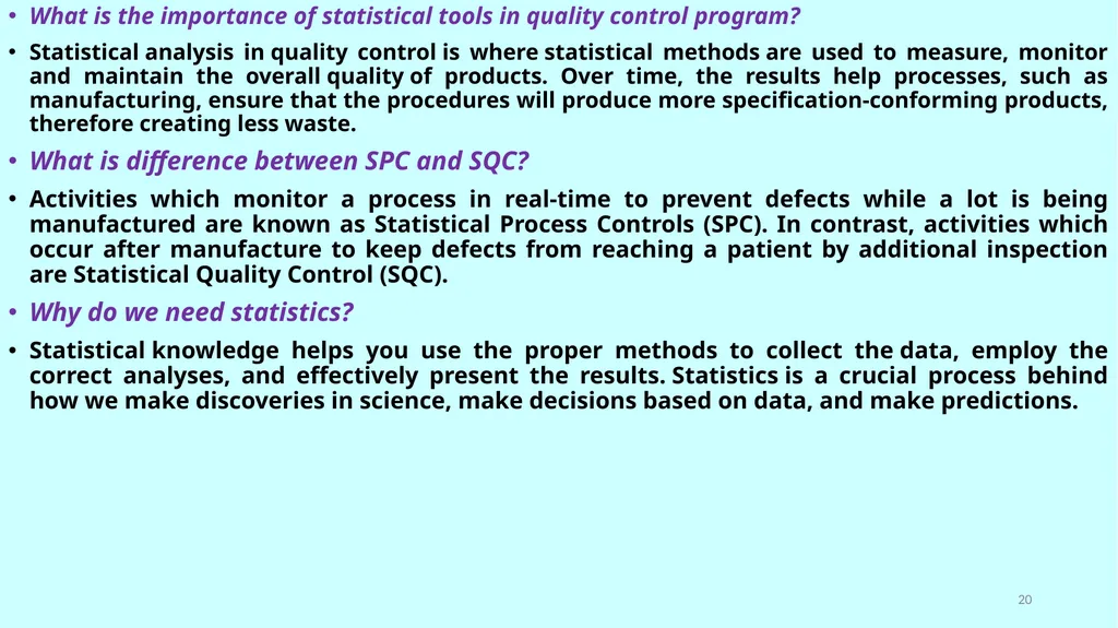 بسم الله الرحمن الرحيم Statistical Tools of - slide 20 of 59