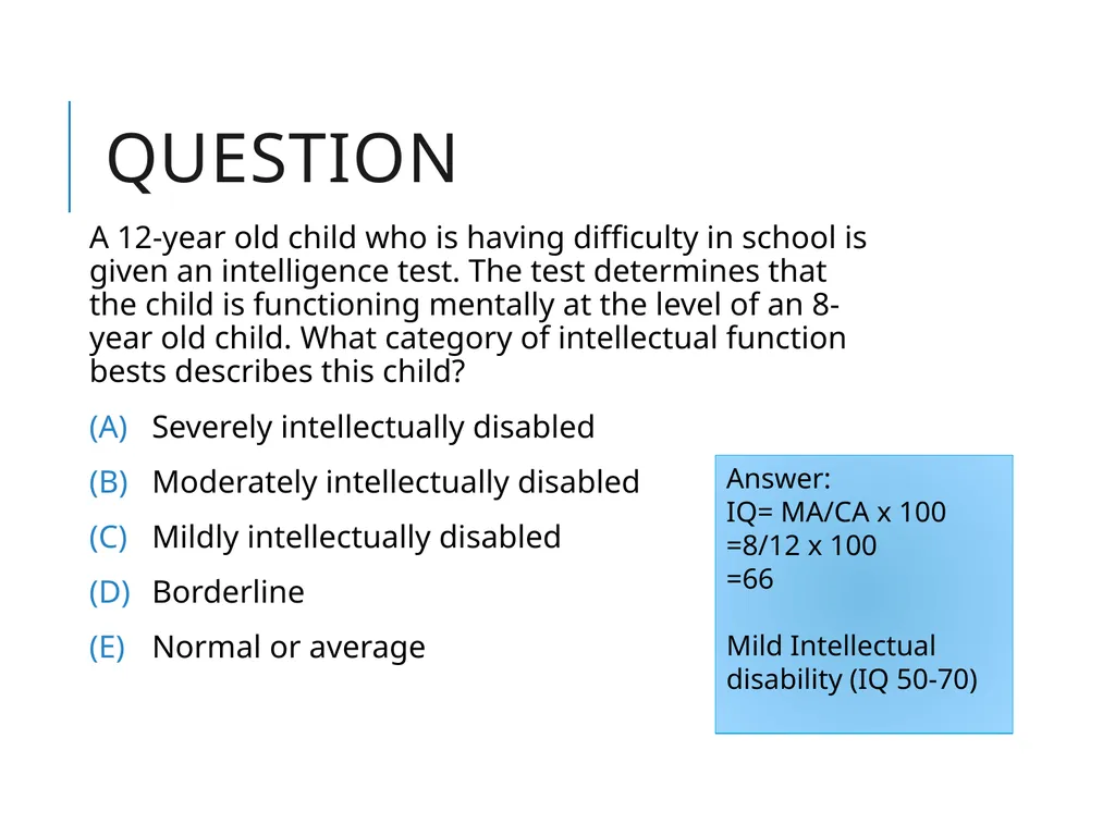 Psychological Testing Esther Schwartz, PhD & David - slide 12 of 25
