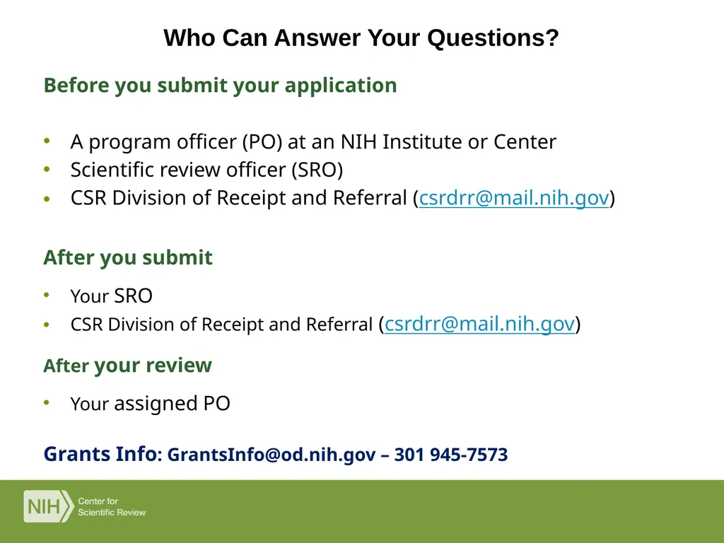 The NIH Peer Review Process Denise Wiesch, Ph.D., - slide 15 of 18
