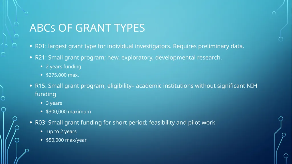 Negotiating the Alphabet Soup of NIH Office of - slide 6 of 9