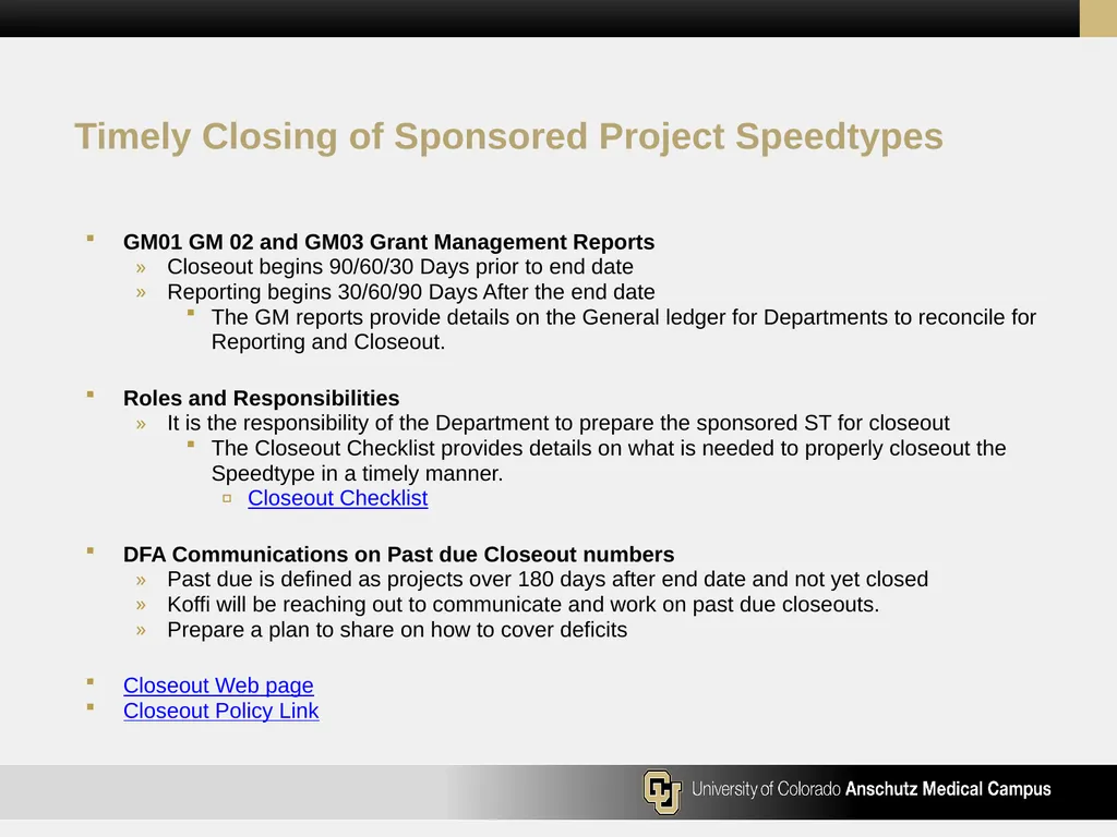 Postaward Updates May 19th 2025 NIH Update for NCE - slide 8 of 14