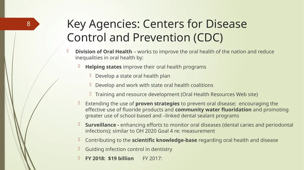 The Role of the Federal Agencies and Regional - slide 8 of 23
