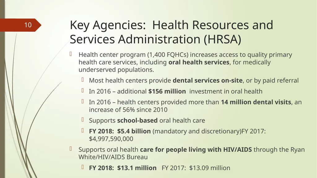 The Role of the Federal Agencies and Regional - slide 10 of 23