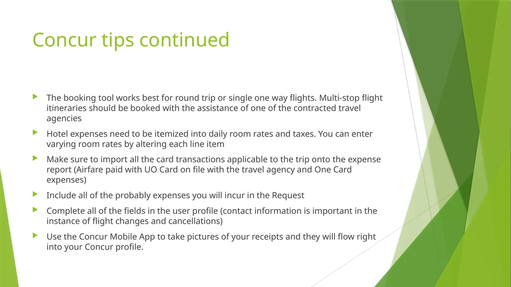 The Cream of the Crop: Top 10 Traveler Policy Tips - slide 15 of 15