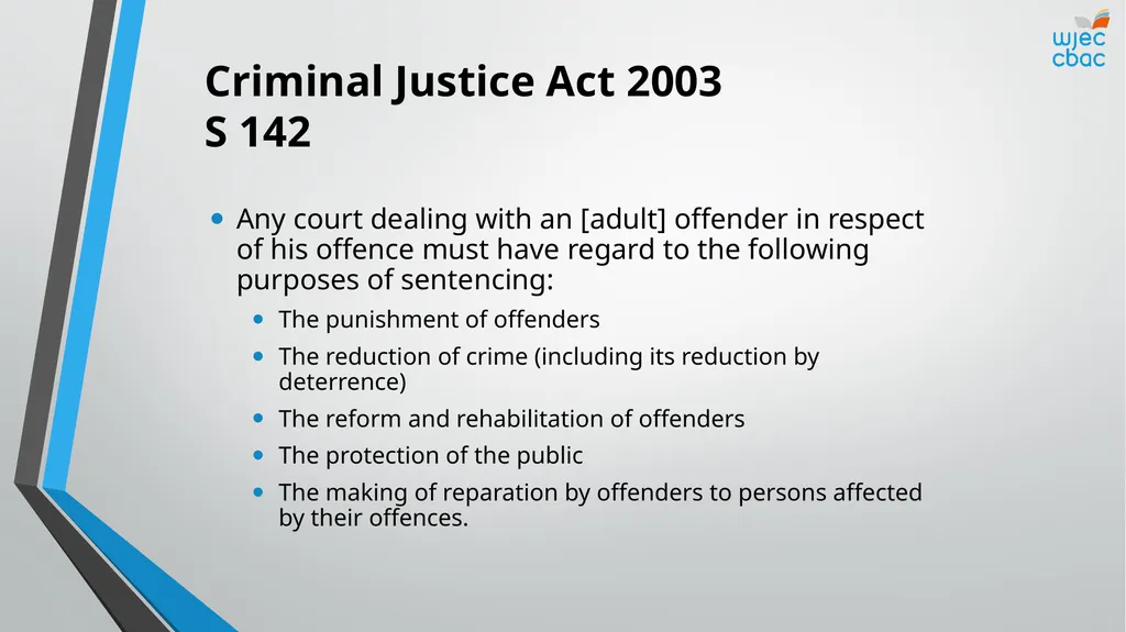 Theories of Sentencing Criminal Process Criminal - slide 2 of 17