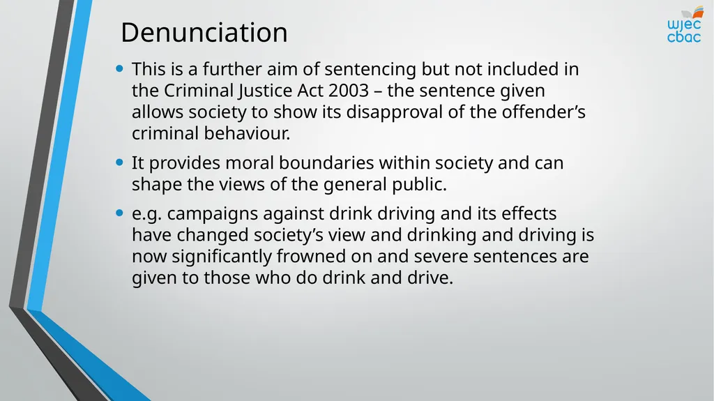 Theories of Sentencing Criminal Process Criminal - slide 16 of 17