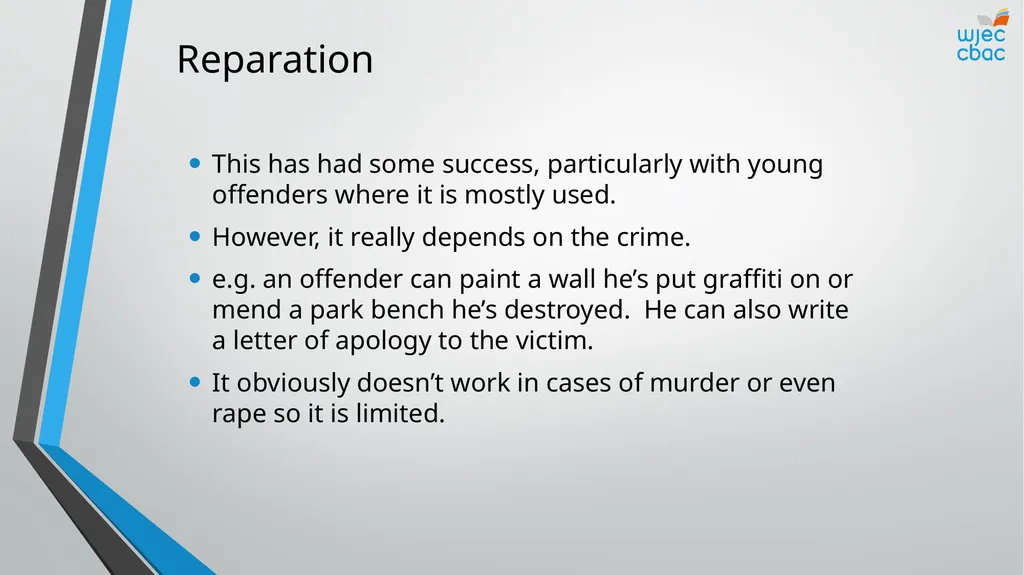Theories of Sentencing Criminal Process Criminal - slide 15 of 17