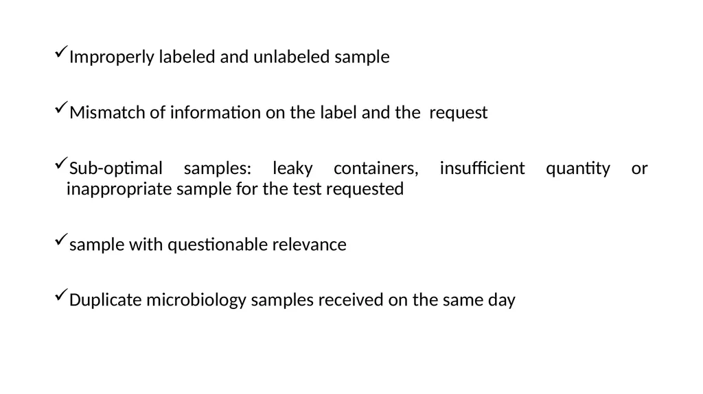 Demonstration Of Respect For Patient Samples - slide 17 of 18