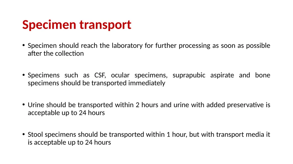 Demonstration Of Respect For Patient Samples - slide 13 of 18