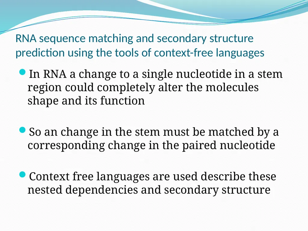 Computational Biology Prepared By: Syed - slide 17 of 21