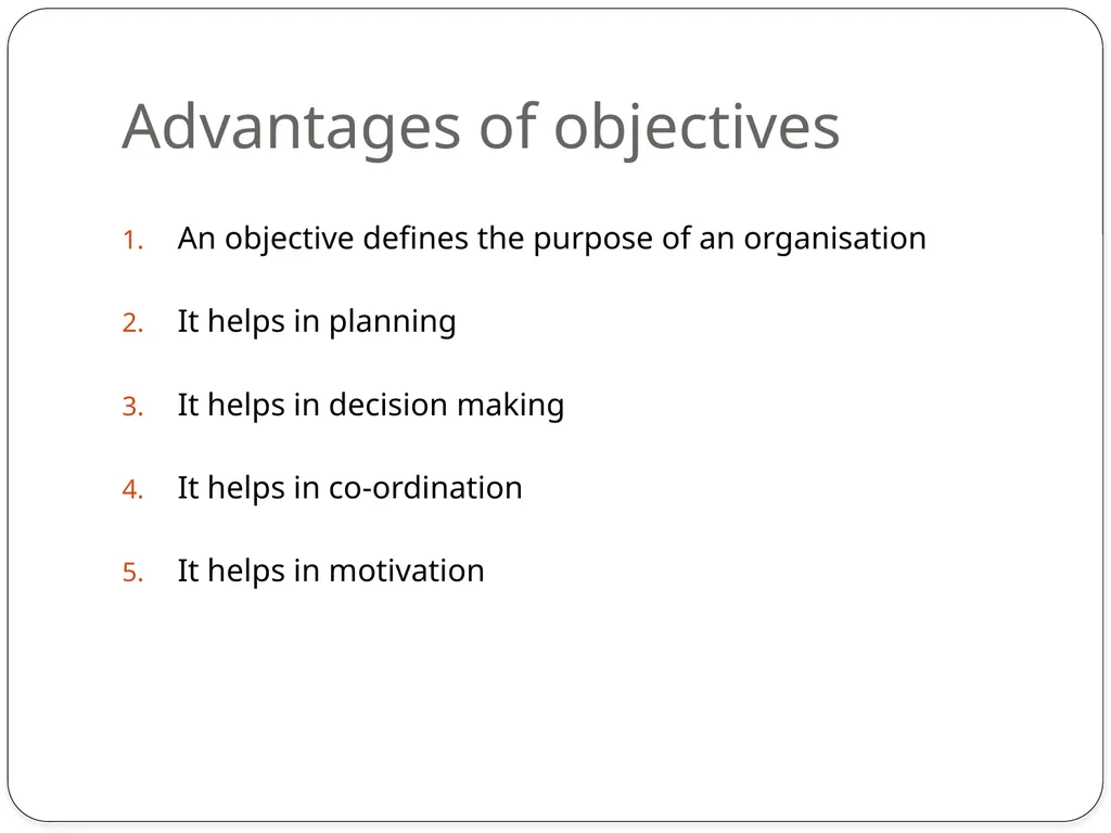 Objectives MBO & MBE Objectives Objectives may be - slide 3 of 17