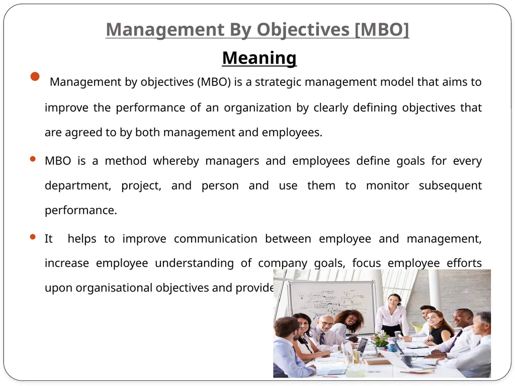 Objectives MBO & MBE Objectives Objectives may be - slide 6 of 17