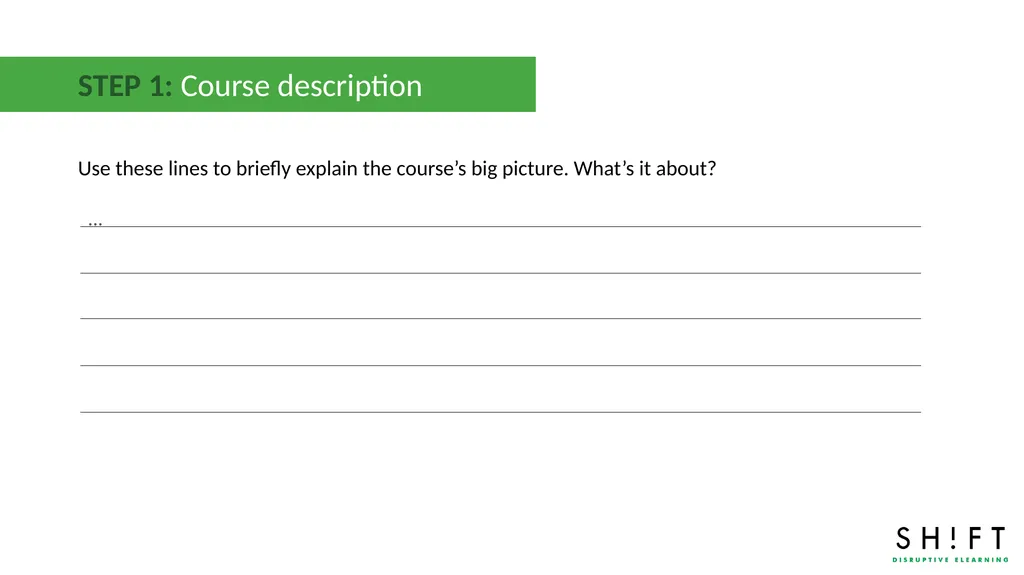 LEARNING OBJECTIVES: TEMPLATE About this template - slide 3 of 14