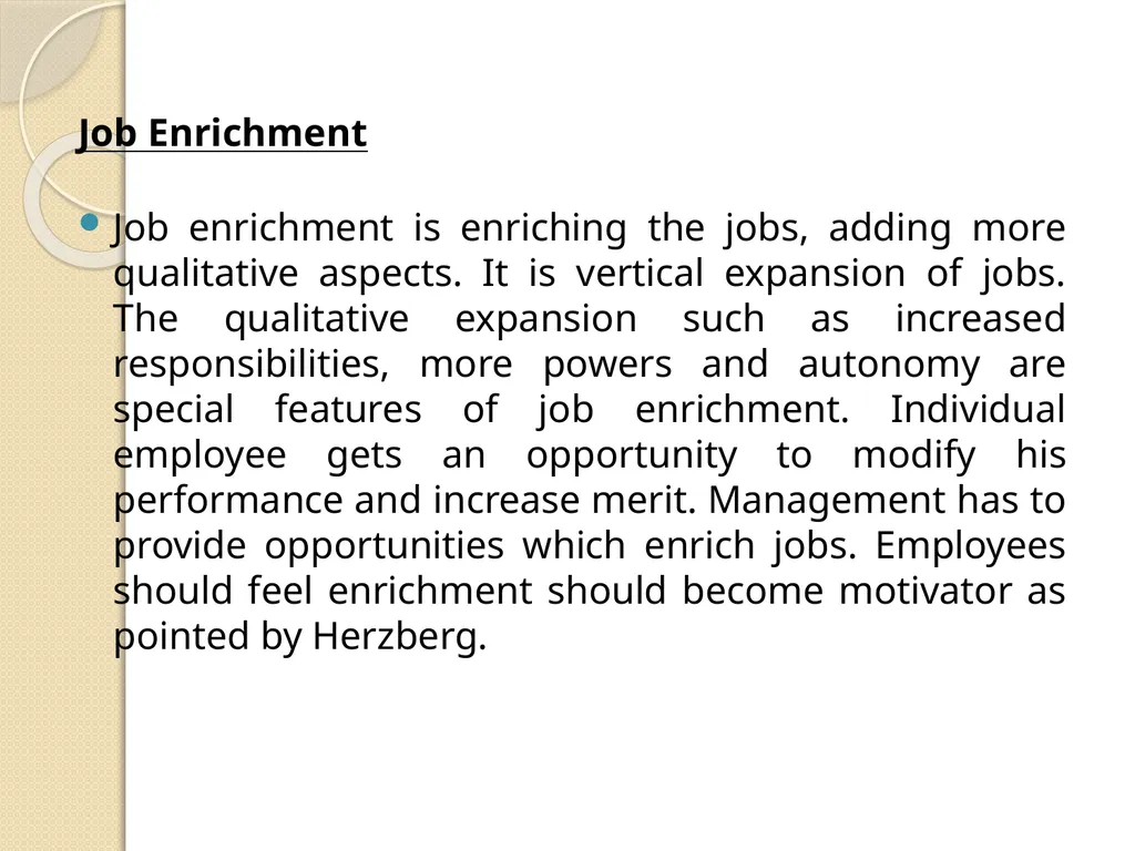 JOB SPECIFICATIONS, JOB EVALUATION, JOB - slide 8 of 14