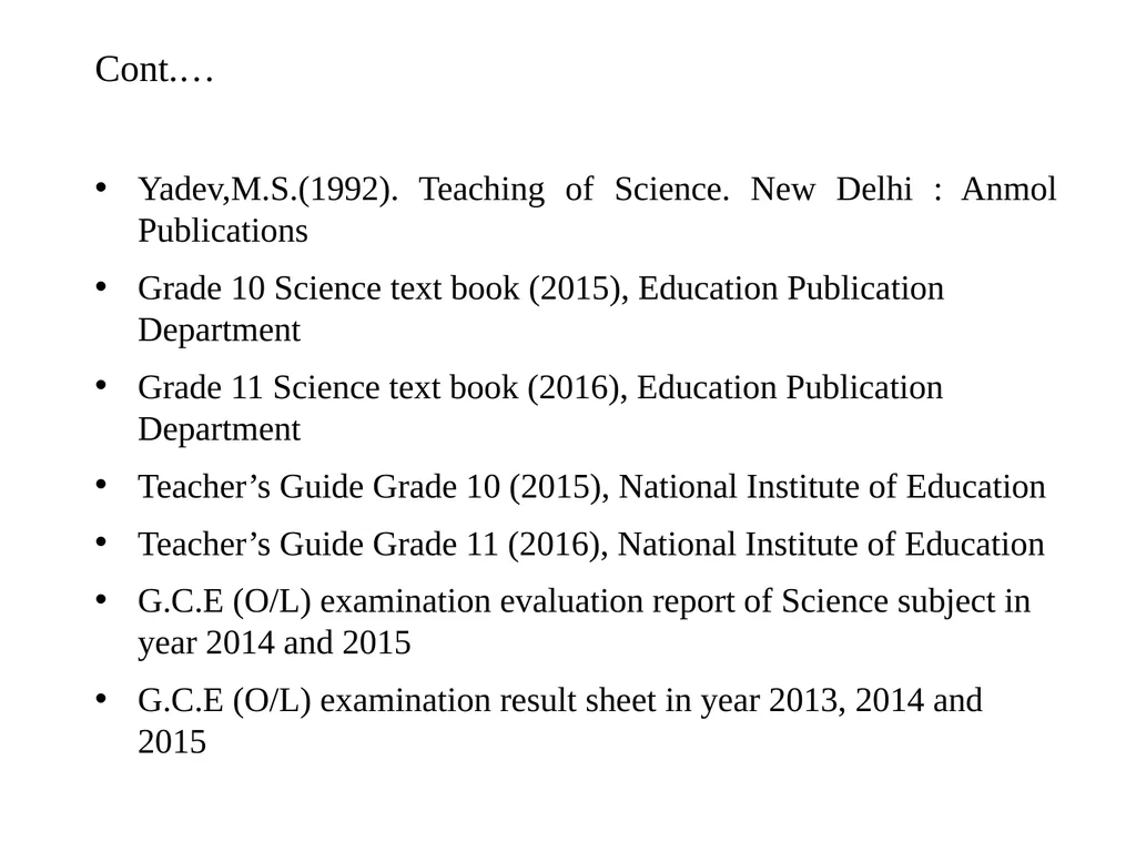 A Study on Physics teaching methods used by the - slide 21 of 22