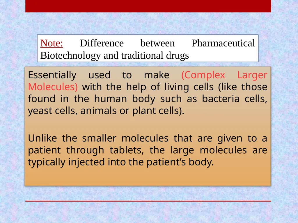 Pharmaceutical Biotechnology Introduction Dr. - slide 10 of 23
