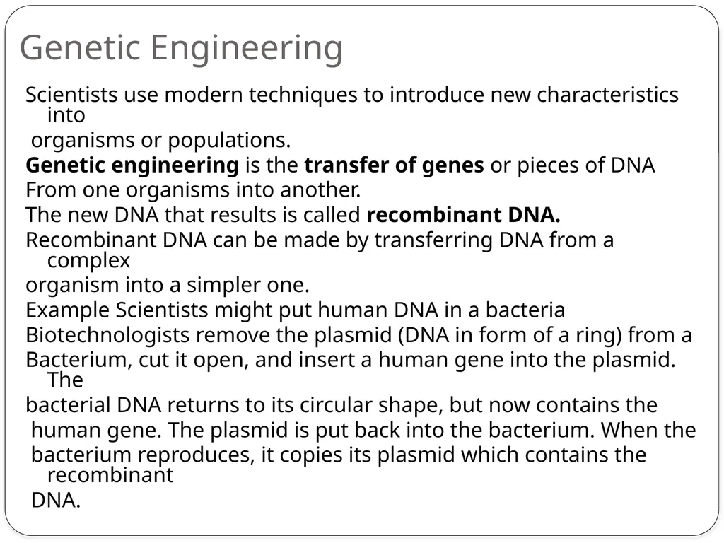 SC.912.L.16.10 Evaluate the impact of - slide 5 of 21