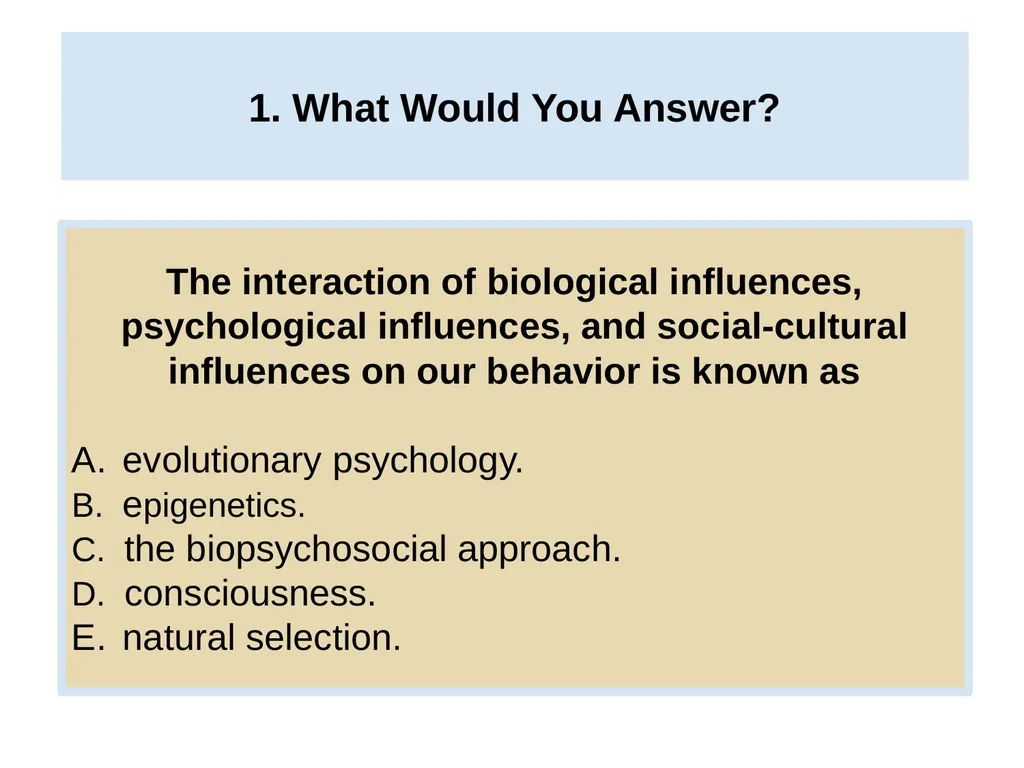 Unit 3 Biological Bases of Behavior Module 15 - slide 14 of 19