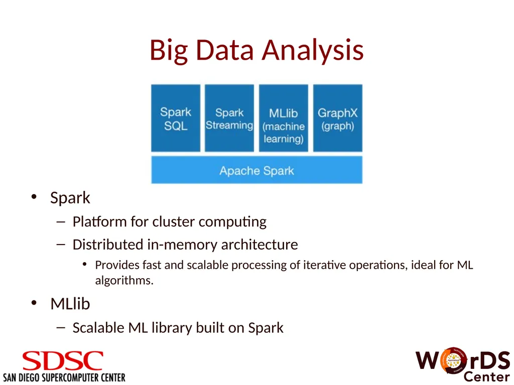 Machine Learning Module for Big Data Analysis in - slide 6 of 17