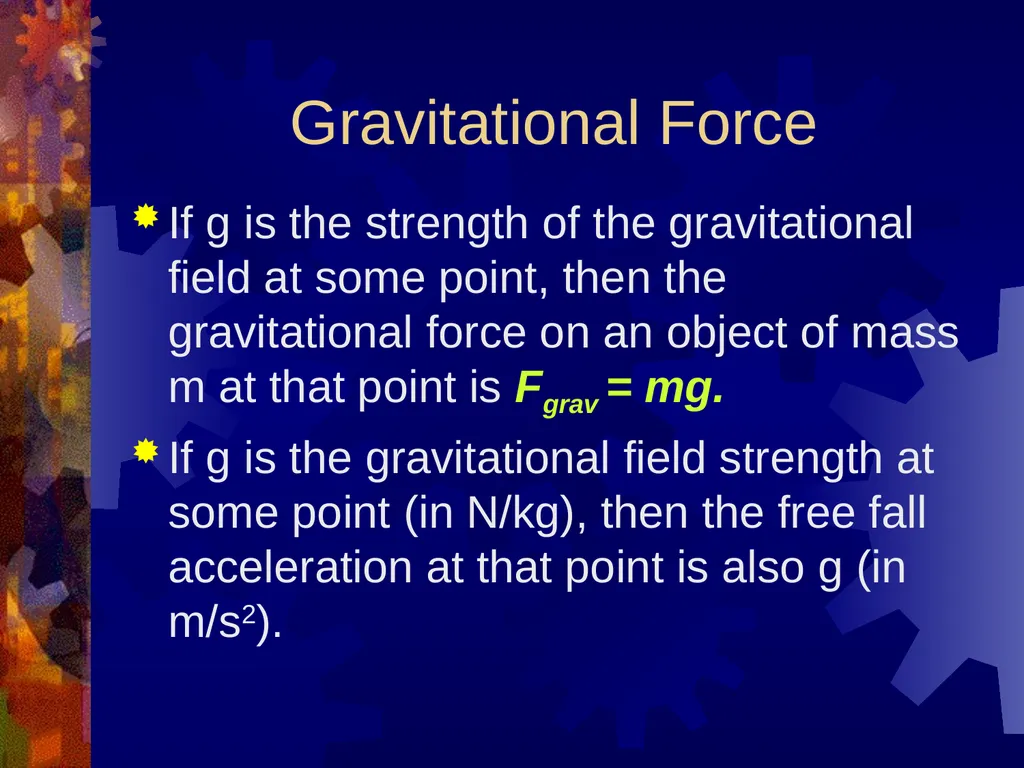 Gravitation Early Astronomy As far as we know, - slide 31 of 44