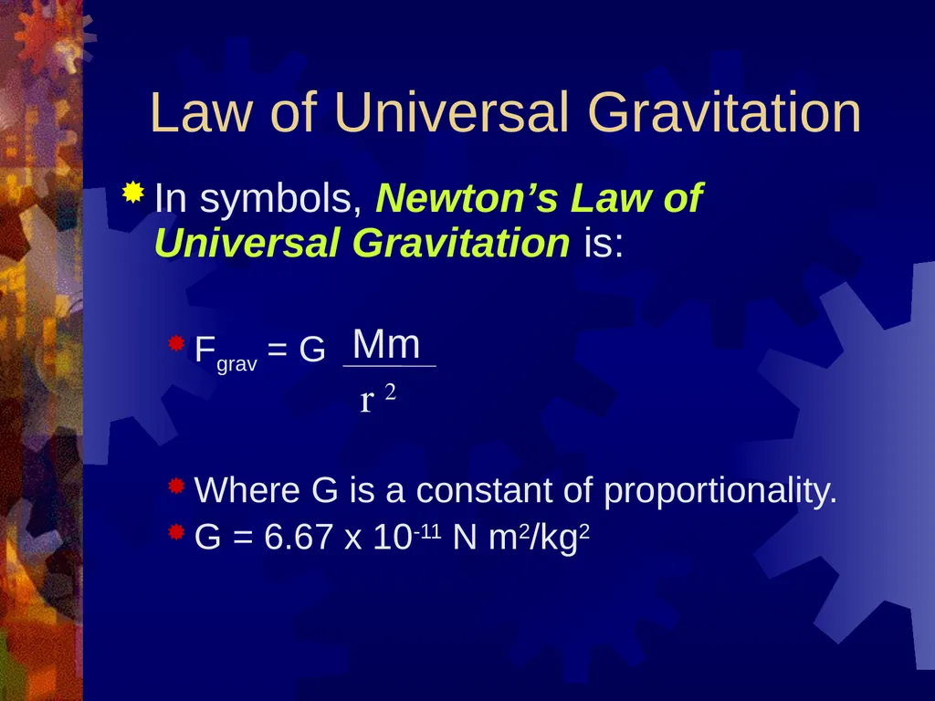 Gravitation Early Astronomy As far as we know, - slide 22 of 44