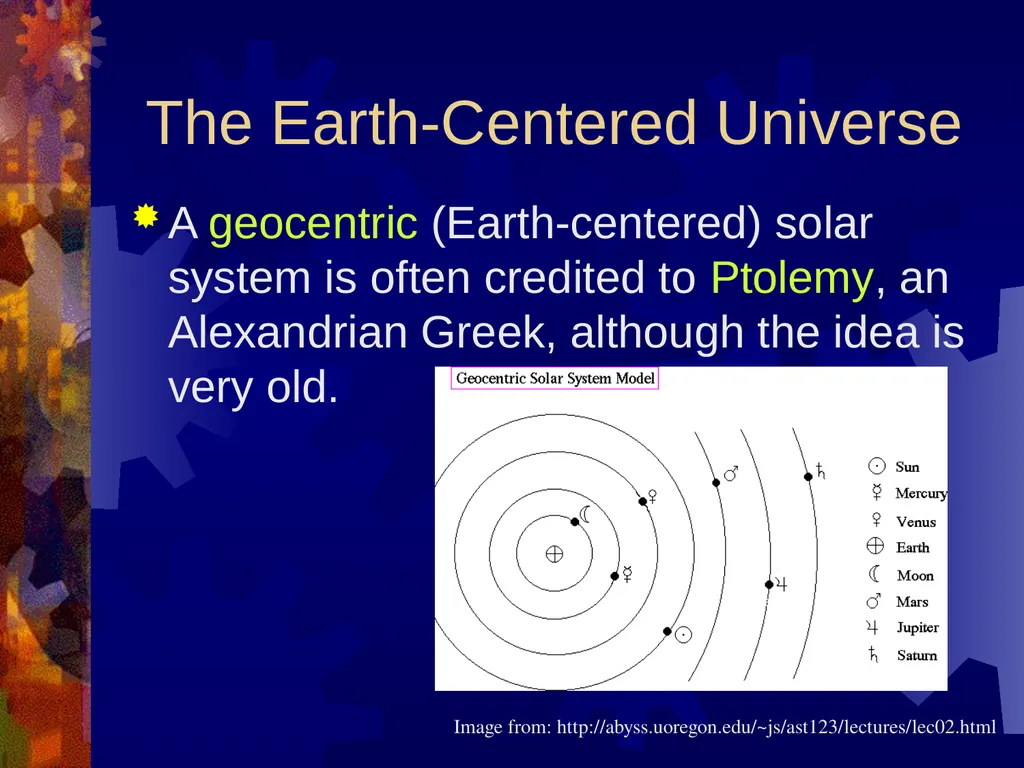 Gravitation Early Astronomy As far as we know, - slide 4 of 44