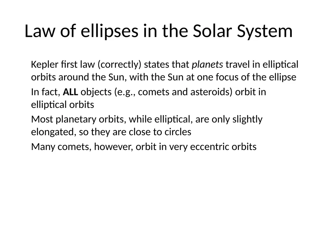 History of Solar System Understanding Kepler’s - slide 6 of 15