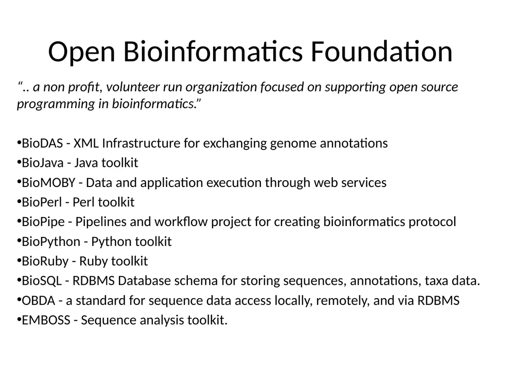 BioPerl cpan Open a terminal and type /bin/su - - slide 5 of 10