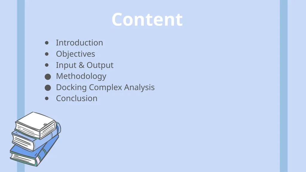 Molecular Docking Molecular Docking of - slide 2 of 10