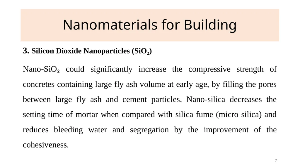 Nanomaterials for Building Dr. Raouf Mahmood 1 - slide 7 of 22