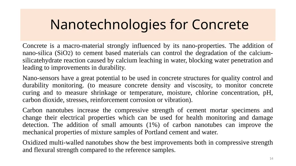 Nanomaterials for Building Dr. Raouf Mahmood 1 - slide 14 of 22