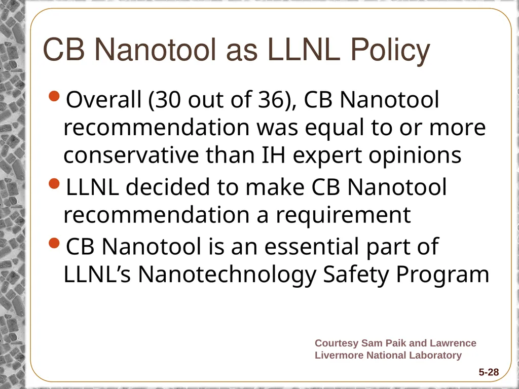 8-Hour Training Course Module 5: Risk and Hazard - slide 28 of 56
