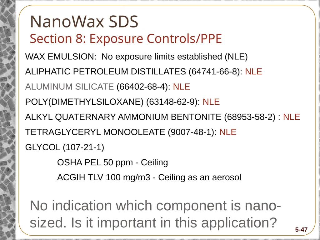 8-Hour Training Course Module 5: Risk and Hazard - slide 47 of 56