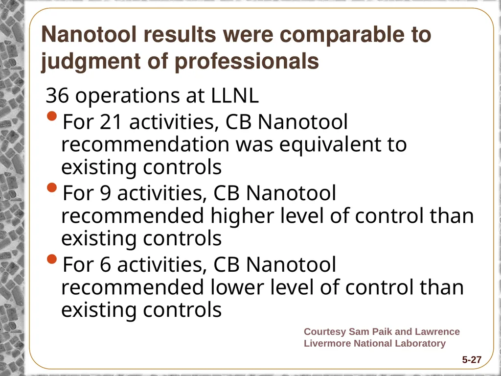 8-Hour Training Course Module 5: Risk and Hazard - slide 27 of 56