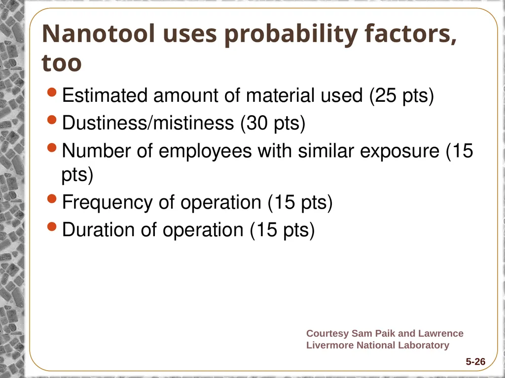 8-Hour Training Course Module 5: Risk and Hazard - slide 26 of 56