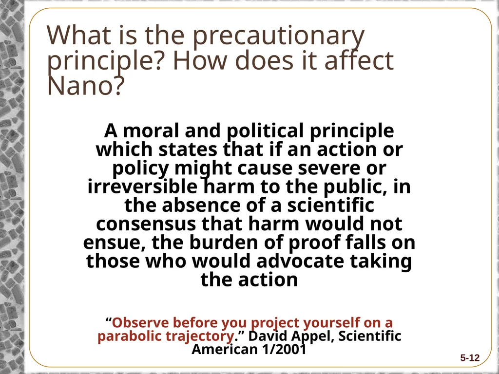 8-Hour Training Course Module 5: Risk and Hazard - slide 12 of 56