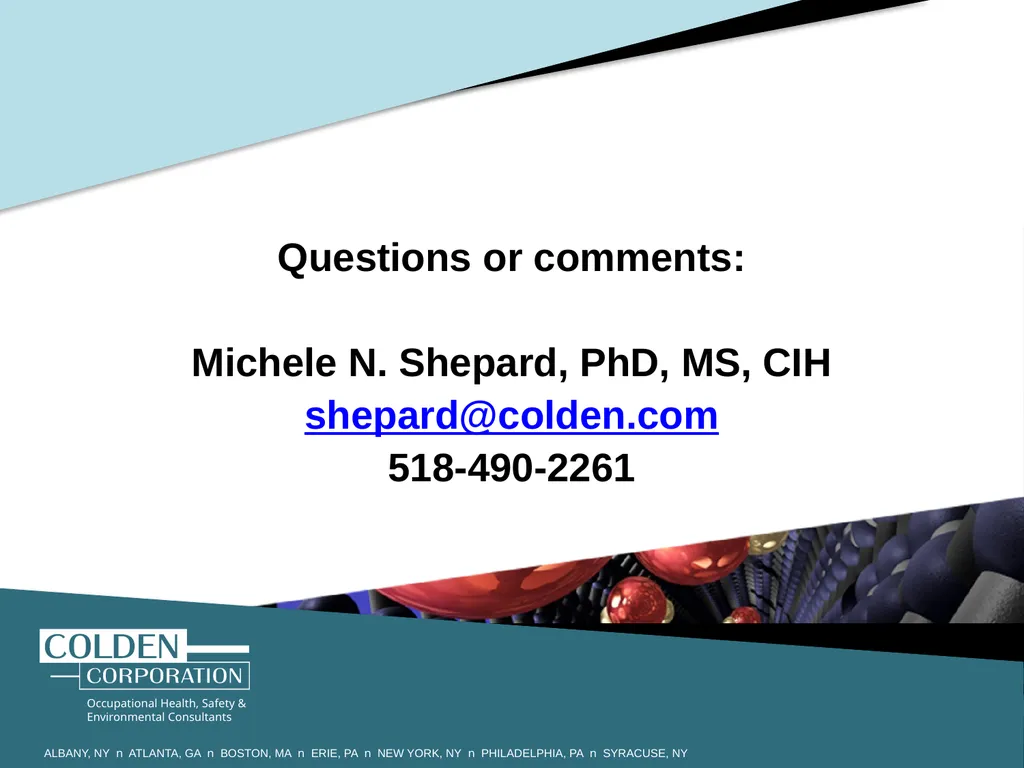 Air Sampling Approaches for Engineered - slide 13 of 13