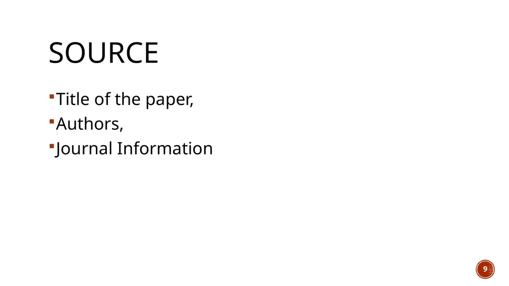 Summarizing Journal Articles & Online Tools for - slide 9 of 26