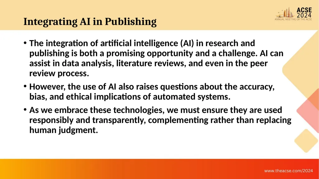 Challenges in Scientific Publications as Observed - slide 30 of 36