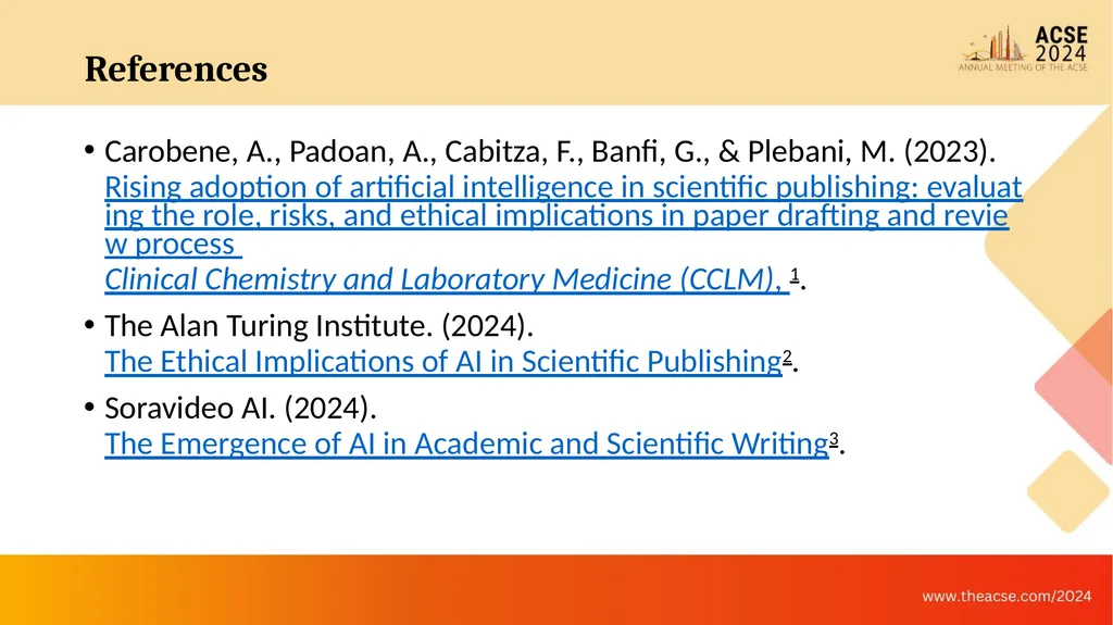 Challenges in Scientific Publications as Observed - slide 34 of 36