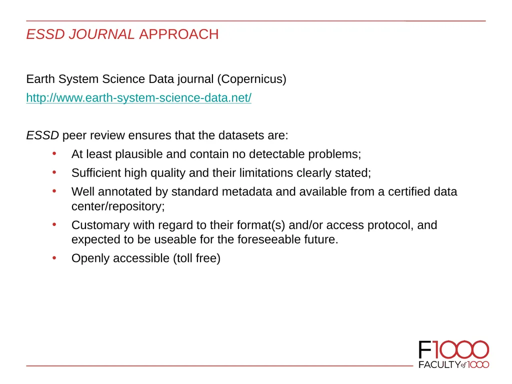Data PUBLISHING: PEER REVIEW, SHARED STANDARDS AND - slide 12 of 19
