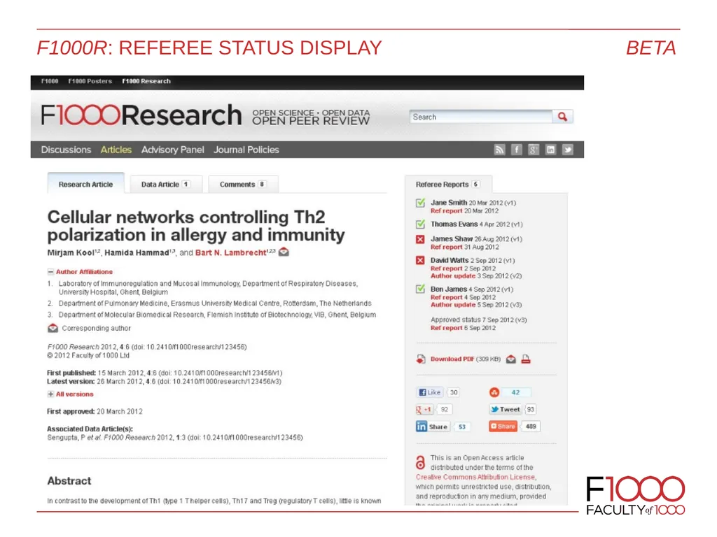 Data PUBLISHING: PEER REVIEW, SHARED STANDARDS AND - slide 18 of 19