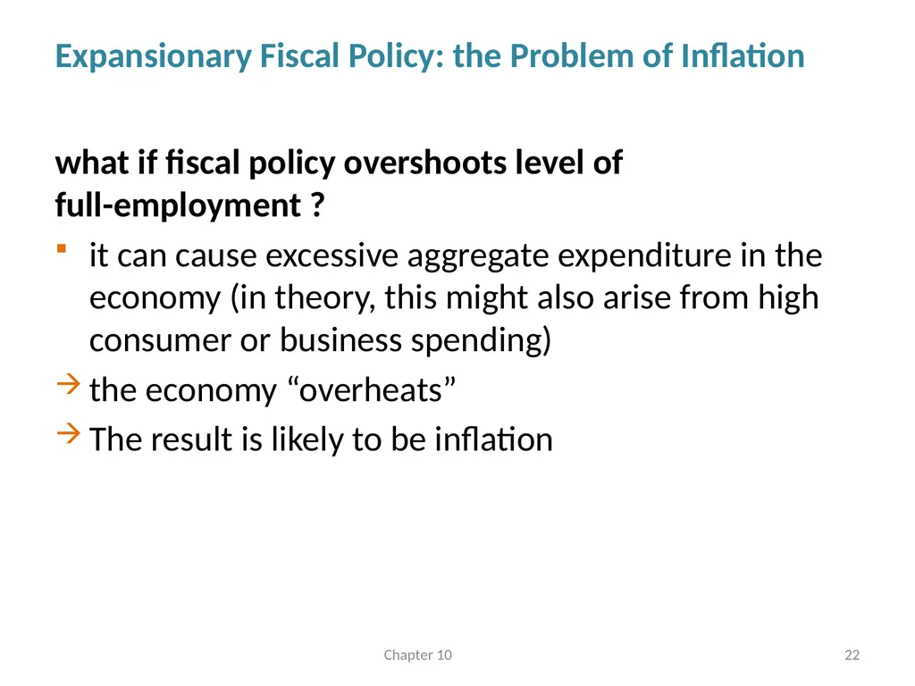 Fiscal Policy Chapter 10 © Dünhaupt, Dullien, - slide 22 of 47