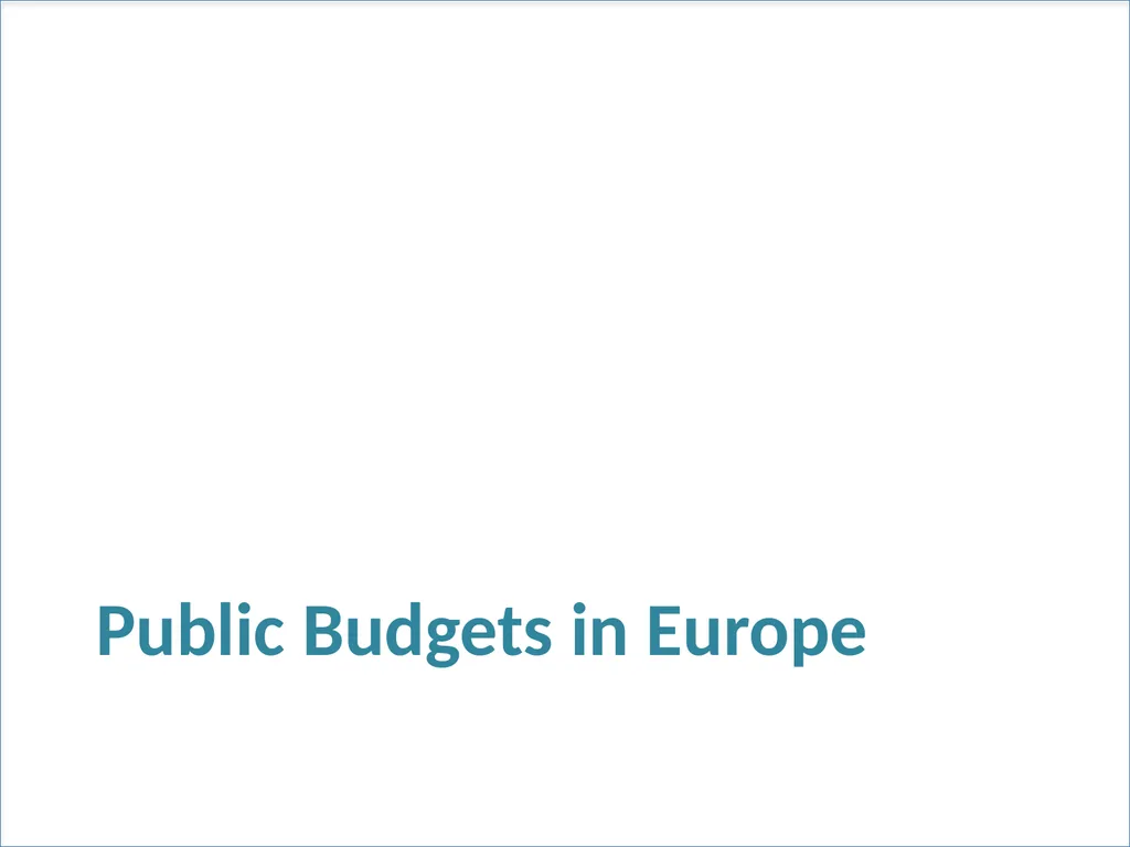 Fiscal Policy Chapter 10 © Dünhaupt, Dullien, - slide 24 of 47