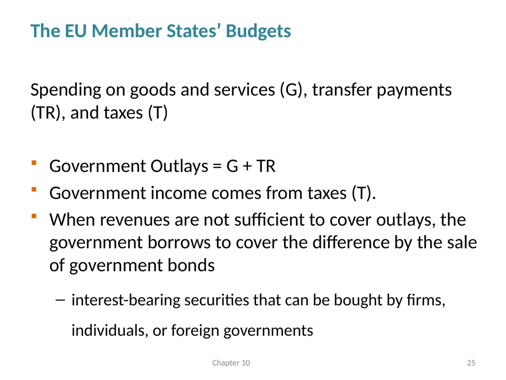 Fiscal Policy Chapter 10 © Dünhaupt, Dullien, - slide 25 of 47